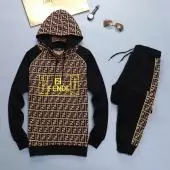 casual wear fendi tracksuit jogging zipper winter clothes hoodie fd717080